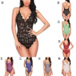 Women’s-Perspective-Jumpsuit-Large-Size-Lace-Openwork-Bodysuit-Sex-Lingerie-Nightclub-Clothing-New