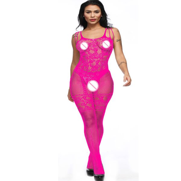 Open crotch Bodystocking Women Sexy erotic Lingerie for sex fetish bodysuit porno babydoll Crotchless lenceria mujer catsuit