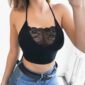 Sexy lingerie soutien gorge New Arrival Comfortable Women Sexy Lingerie Strappy Bras Sleeveless Lace Crop Tops S-3XL 50*