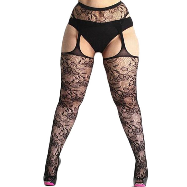 New Sexy Womens fishnet tights Plus Size Women Underwear Erotic Lingerie Lace Suspender Pantyhose Stocking эротическое белье