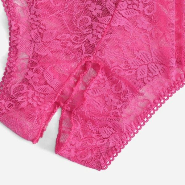 Women Sexy Lingerie hot erotic open crotch Panties Porn Lace transparent underwear crotchless sex wear cheeky briefs
