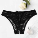 Women Sexy Crotchless panties Lingerie Floral Lace Panty Underwear Brief Thong Lady Panties Briefs Intimates seamless lingerie